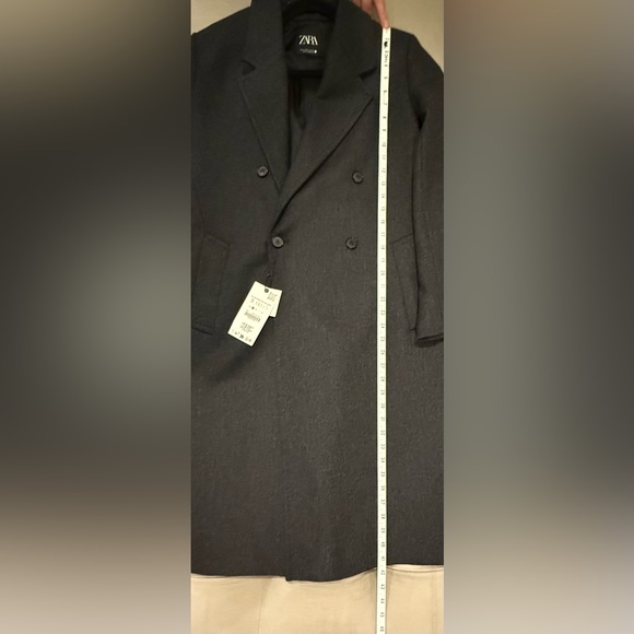 ZARA DOUBLE-BREASTED COAT - Picture 4 of 4